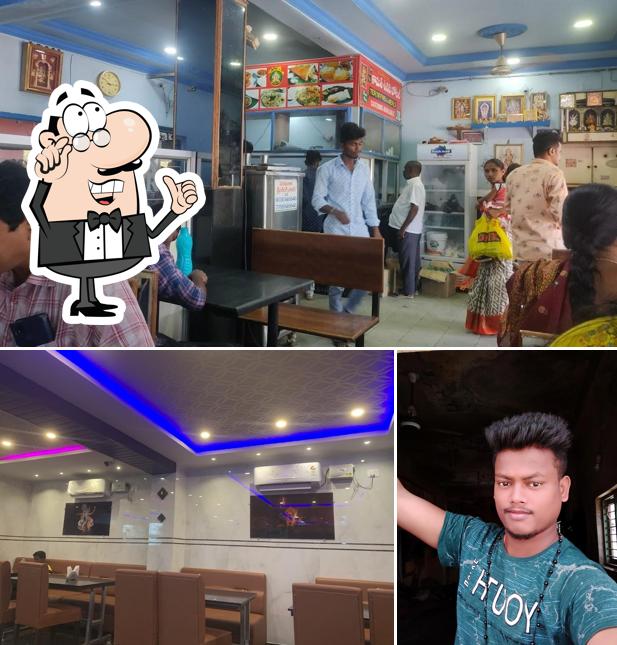 The interior of New Kamath Udupi Hotel