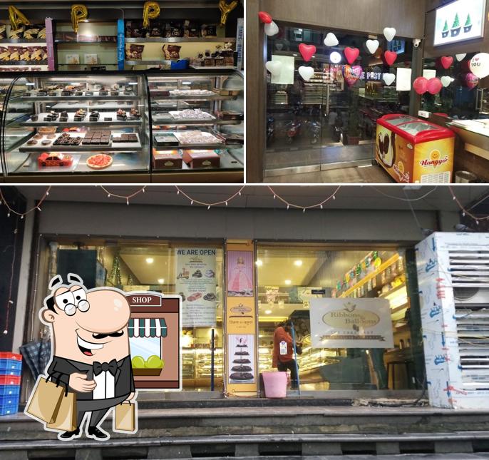 The exterior of Ribbons and Balloons - The Cake Shop