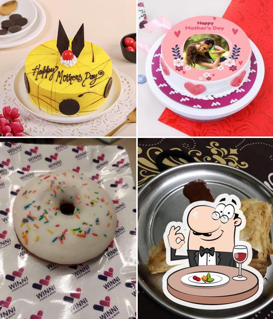Food at Winni Cake & More Sriganganagar