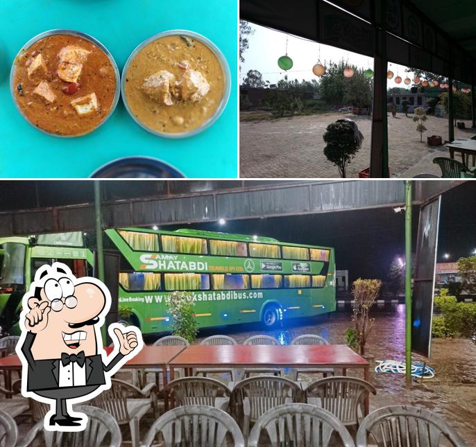 Haryana Tourist Dhaba is distinguished by interior and food