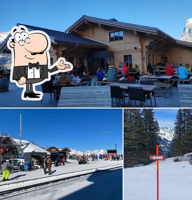 Gli interni di Bergrestaurant Brandegg