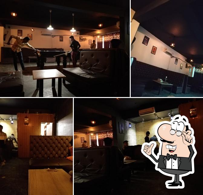 The interior of Blackout cafe & lounge
