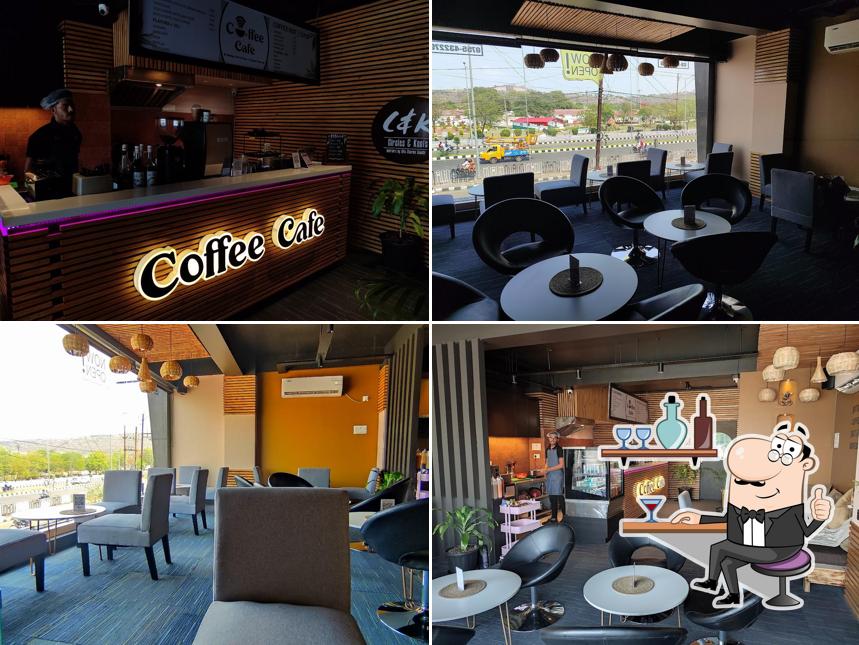 The interior of Co-ffee Cafe