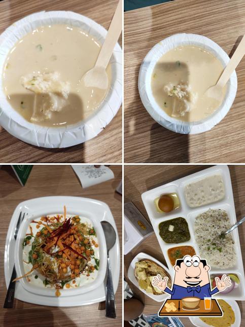 Clam chowder at Haldiram's