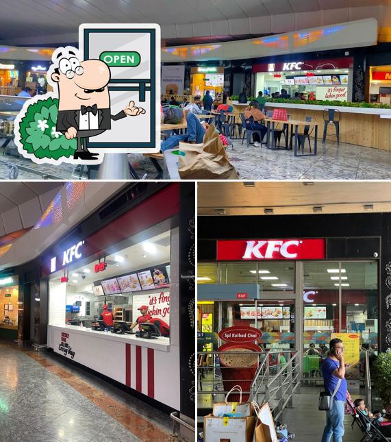 This is the image displaying exterior and interior at KFC
