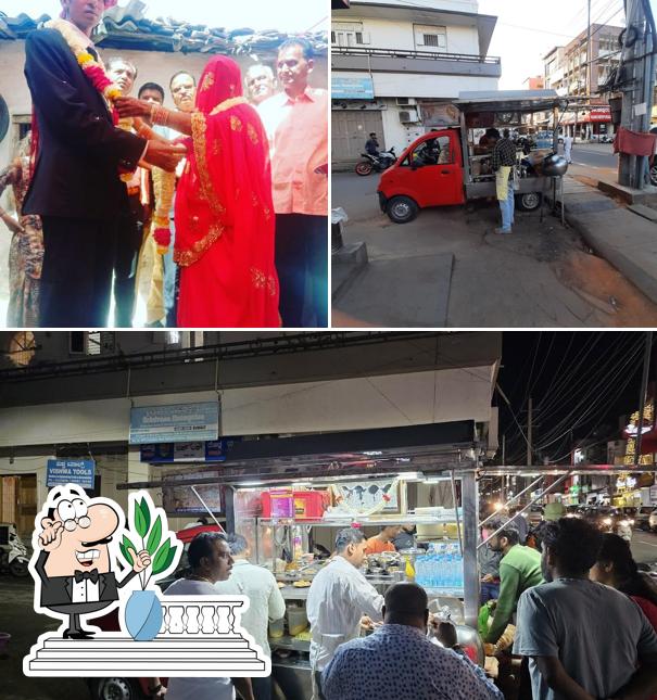 You can get some fresh air outside Krishna Pani Puri