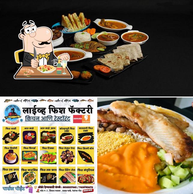 Food at Live Fish Factory Kitchen & Restaurant
