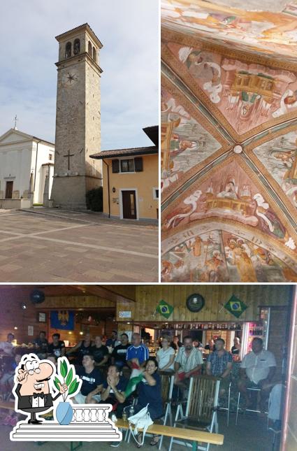 La esterno e interni del ristorante