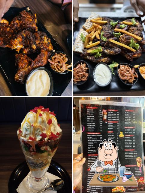 Chicken wings at Coffee Club