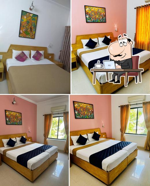 The interior of Hotel Opalo Kailas