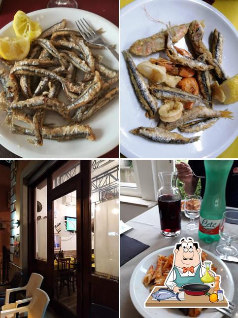 La Dea Dell'Abbondanza serve un menu per gli amanti del pesce
