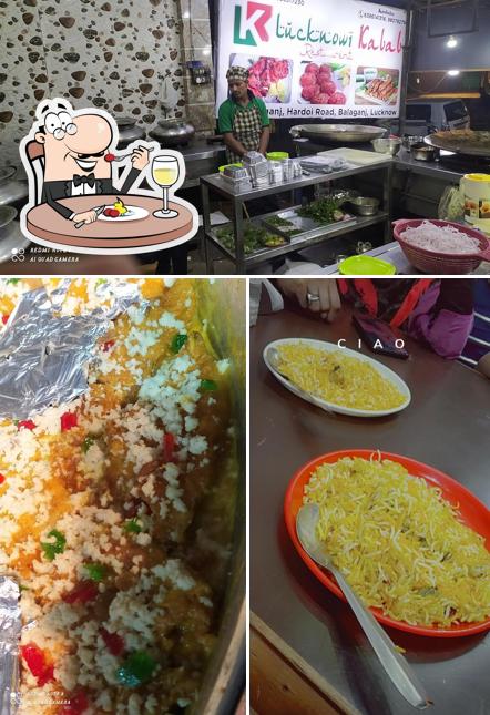 Food at Lucknowi Kabab Restaurant