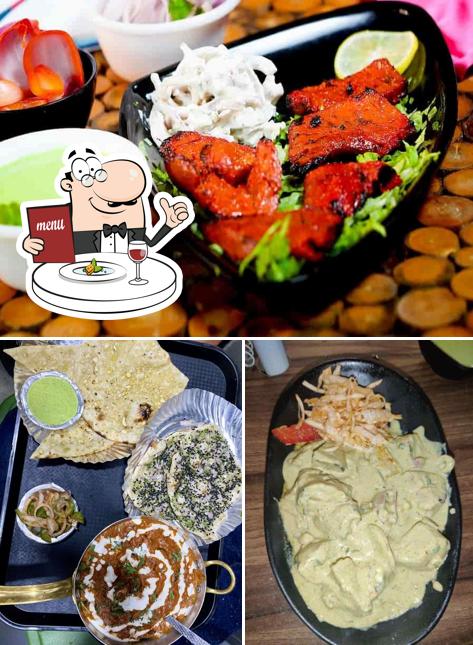 Check out the picture displaying food and interior at Tandoori Hut RPD