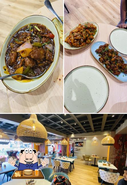 The restaurant's food and interior
