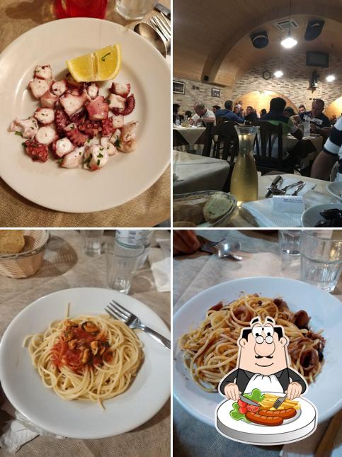 Cibo al Trattoria L'Orologio