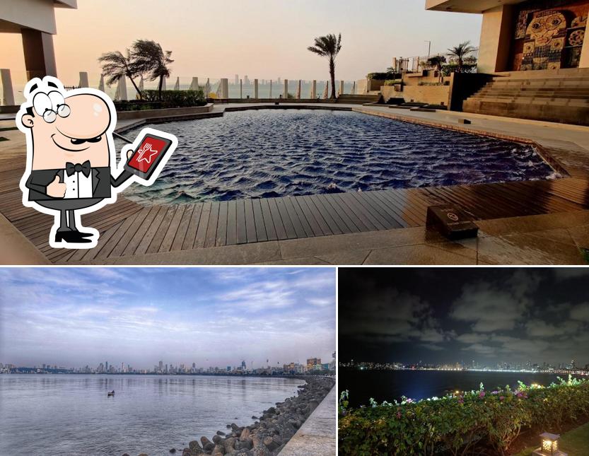 You can get some fresh air outside Trident, Nariman Point, Mumbai