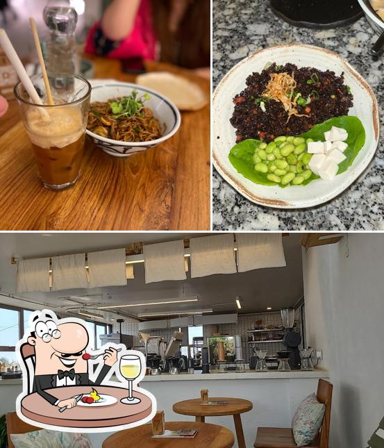 The image of food and interior at Anytime at K’s