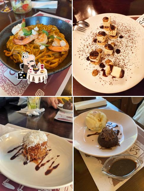 Platos en Ça-Vá Gastrobar