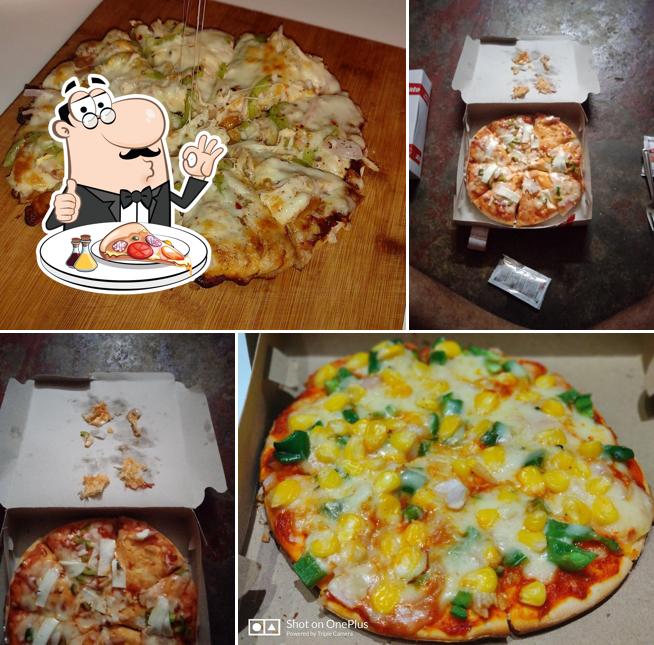 Try out pizza at Pizza Town