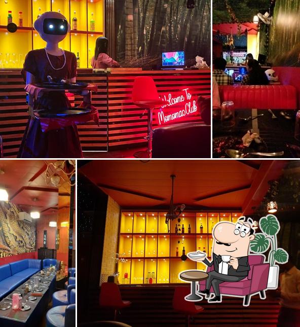 The interior of Momo