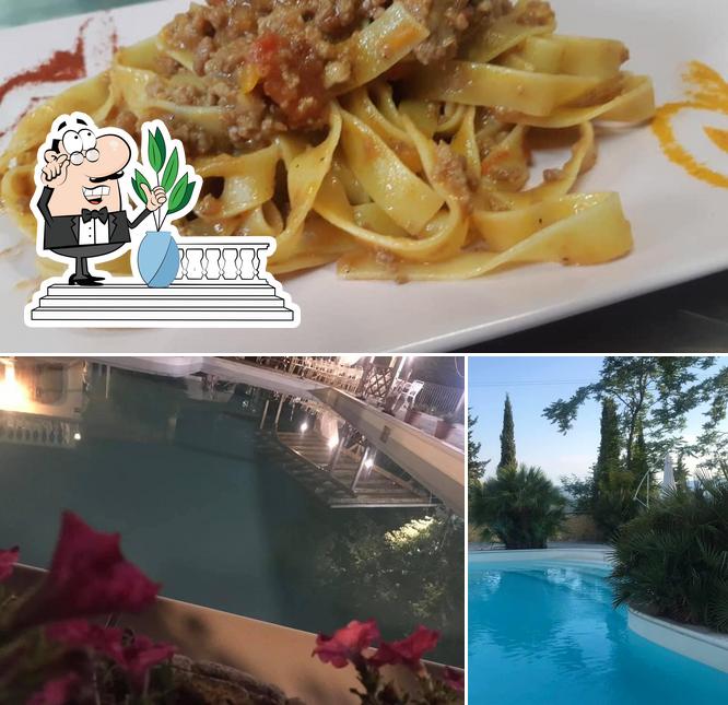Tra le diverse cose da PODERE SAN LORENZO si possono trovare la esterno e cibo