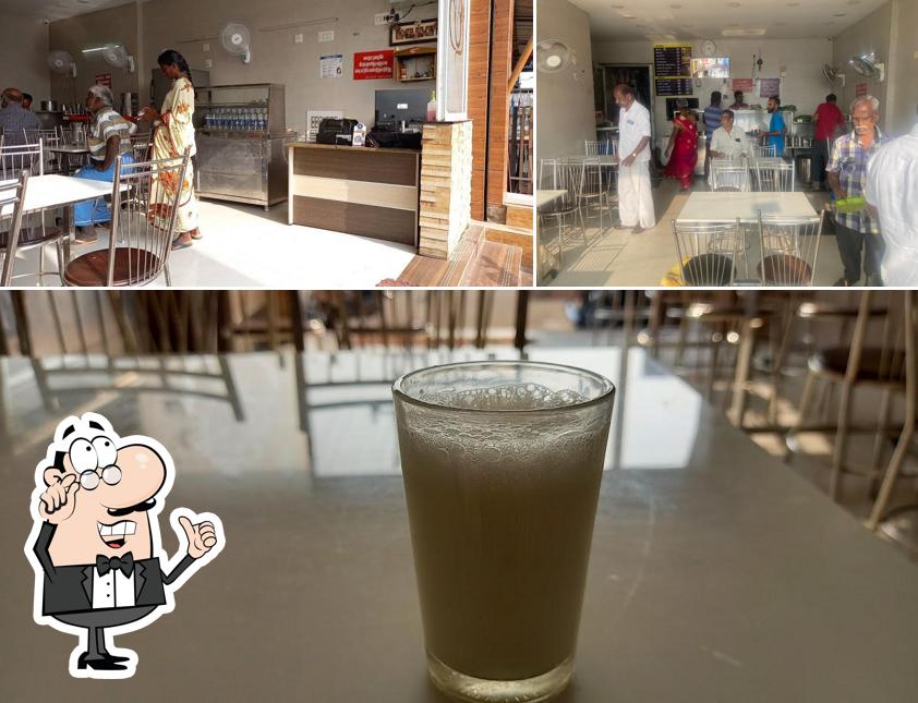 S.S. Coffee Bar & Veg Hotel is distinguished by interior and beverage