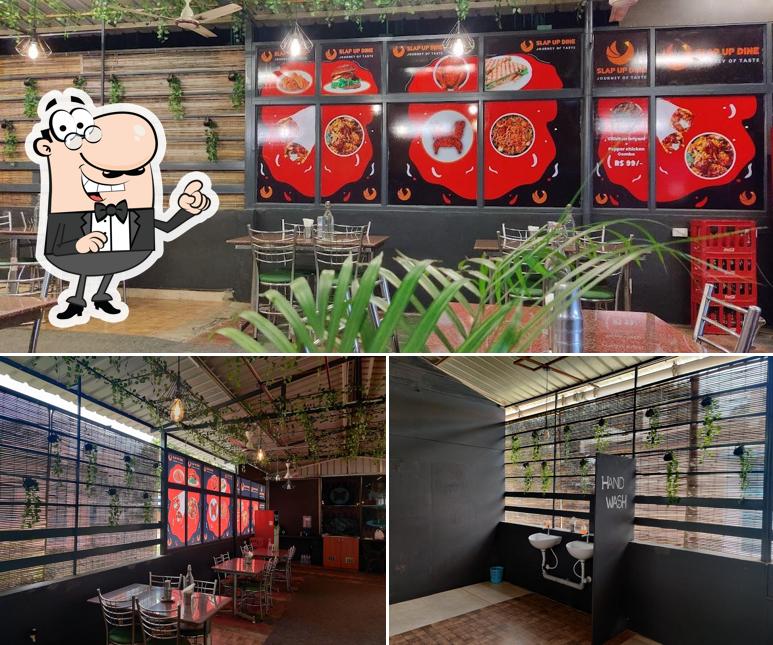 The interior of Slap Up Dine