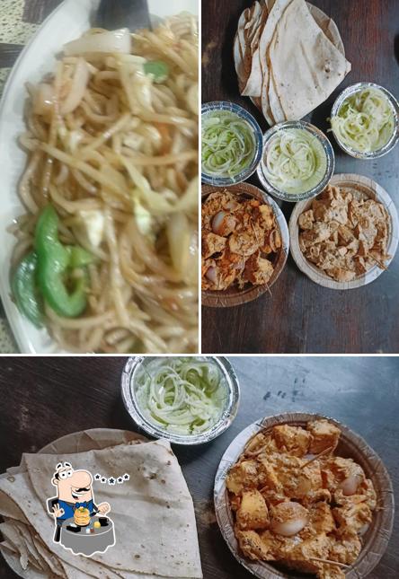 Food at Sardar ji malai chap Wale