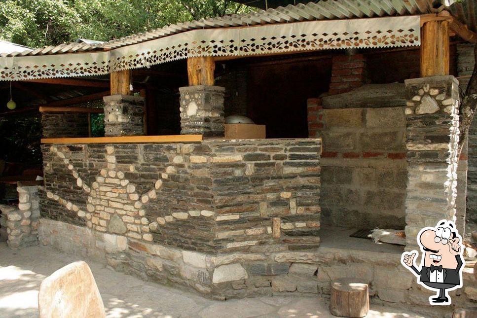 The interior of The Trout House Gazebo