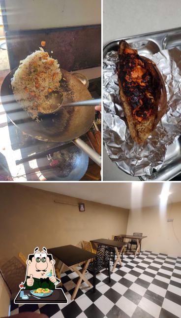 The photo of Shawarma Street’s food and interior