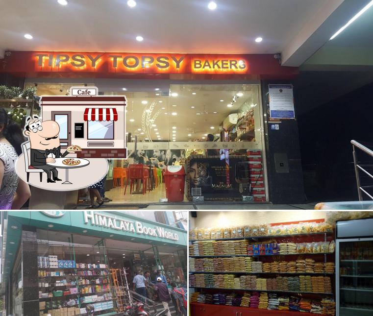 Enjoy the view at the outside area of Tipsy Topsy