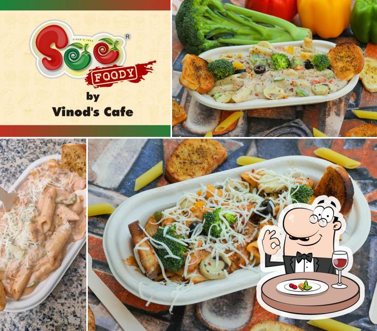 Food at Vinod's cafe