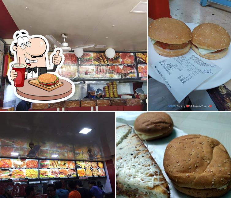 Gupta Sandwich serves a range of options for burger lovers
