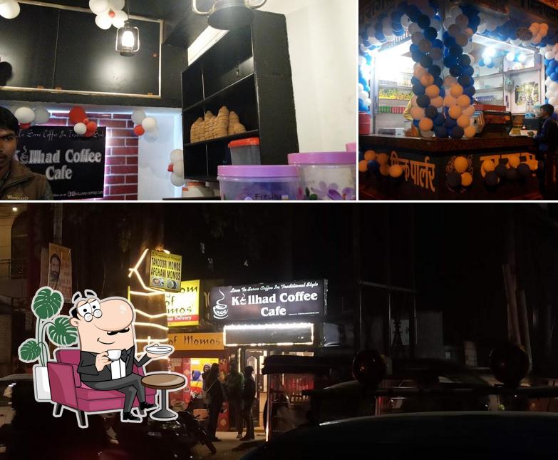 Kullhad Coffee Cafe is distinguished by interior and food