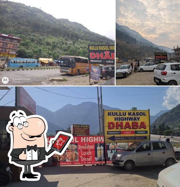 The exterior of Kullu Kasol Highway Dhaba & Restaurant