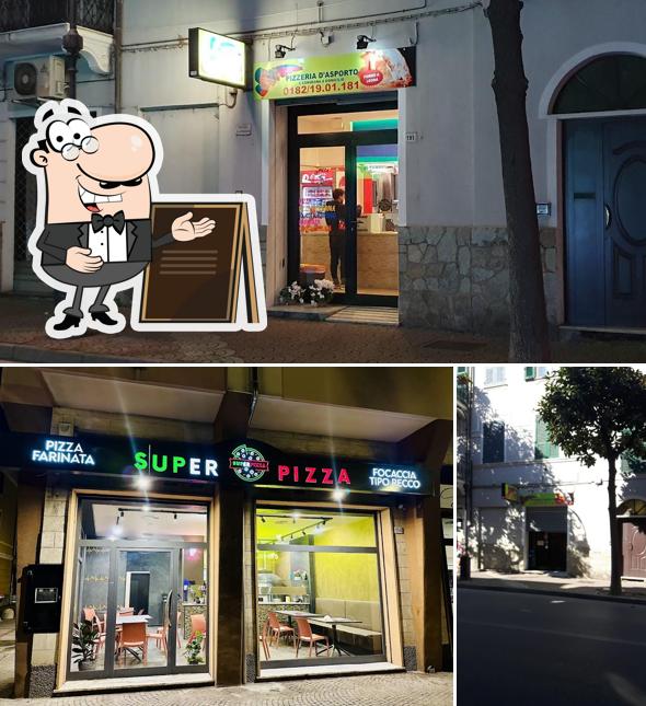 Guarda gli esterni di Super pizza , pizzeria, farinata e focaccia tipo recco