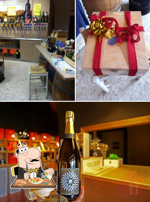 La cibo e vino del ristorante