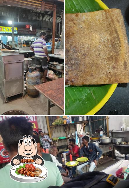 Among various things one can find food and interior at Bismilah Biriyani