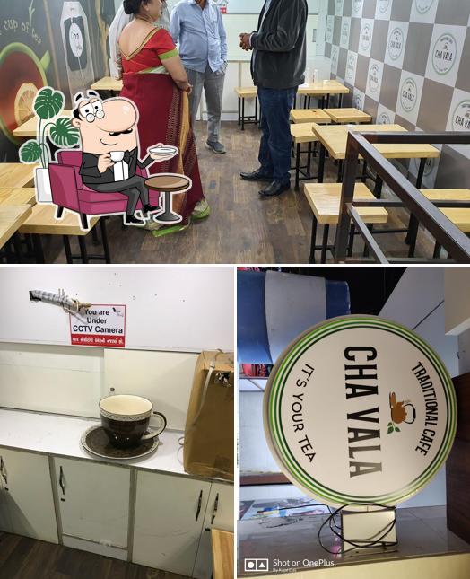 The interior of Cha Vala Cafe