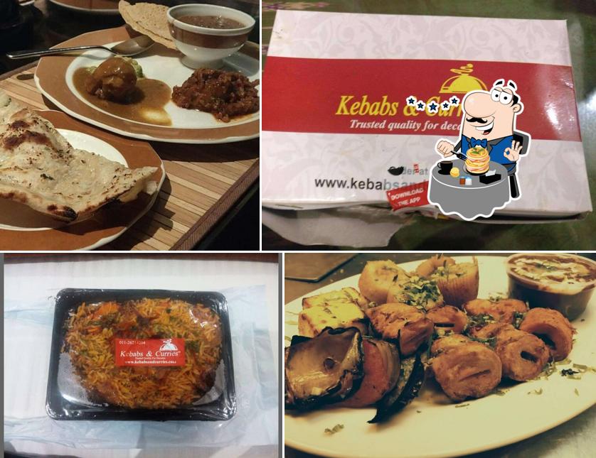 Food at Kebabs and Curries