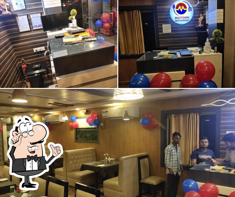 The interior of New midtowan restaurant