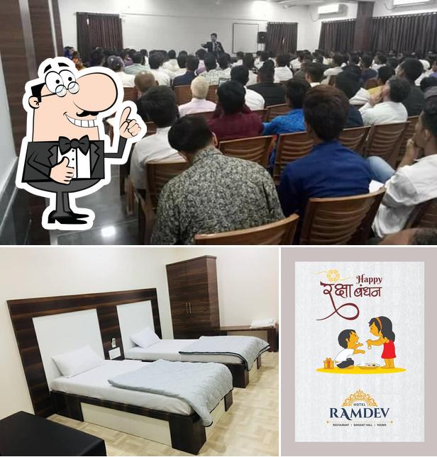 See this picture of RAMDEV hOTEL