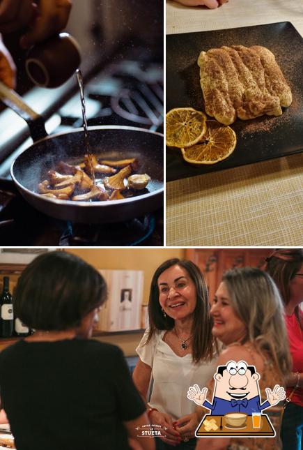 Ristorante “Antica Ostaria la Stueta” si caratterizza per la cibo e bevanda