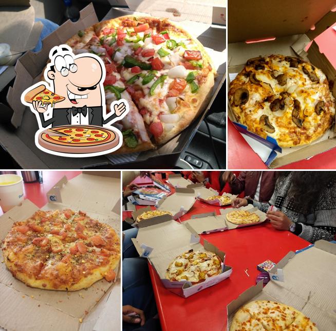 At Domino's Pizza Harthala, Moradabad, you can enjoy pizza