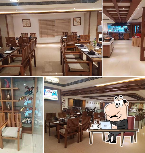 The interior of Gambas Restaurant
