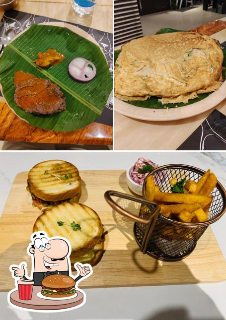 Order a burger at Kritunga Restaurant