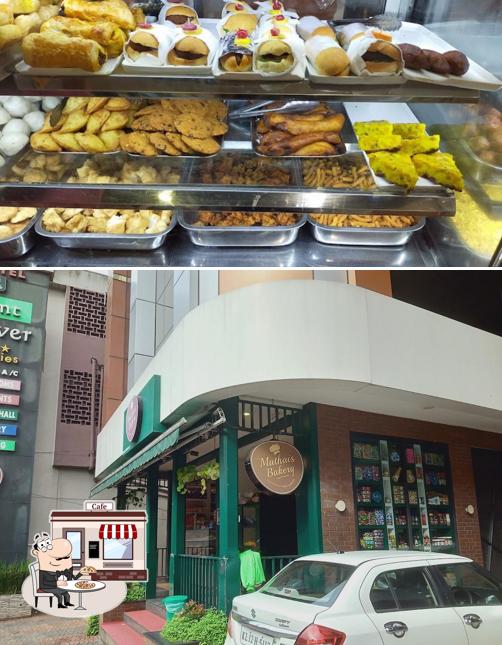 You can get some fresh air at the outside area of Mathai’s Bakery
