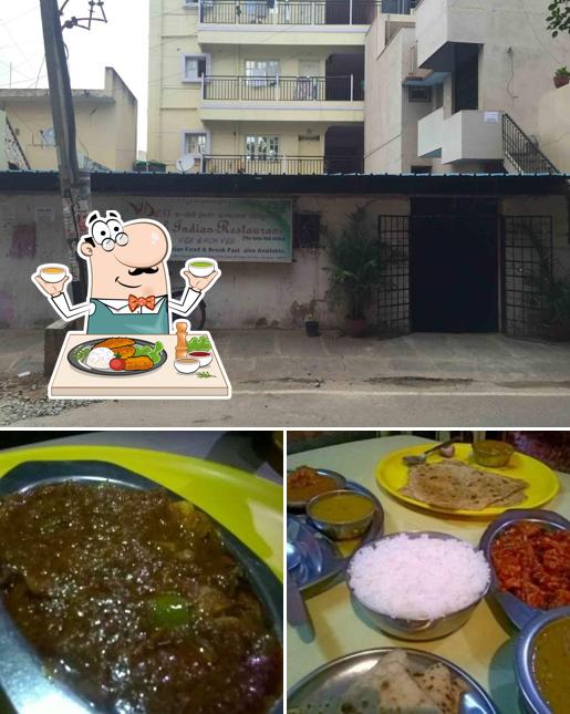 Among different things one can find food and exterior at North Indian Restaurant Odisha