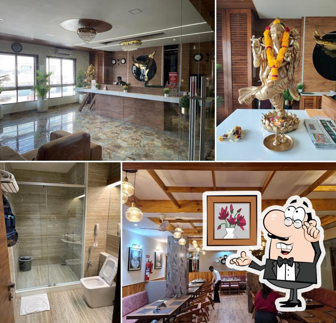 The interior of Angel Lords Eco Inn Amreli