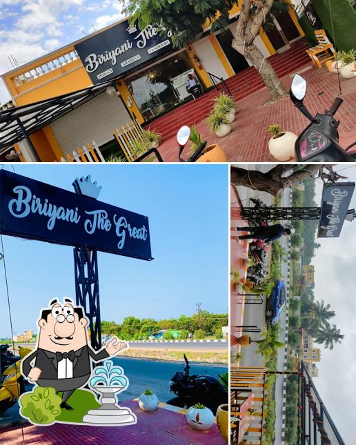The exterior of BIRIYANI THE GREAT